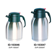 Stainless Steel Double Wall Vacuum Coffee Pot Europe Style